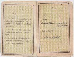 Devlet Şurası Raportörü Memur Hüviyet Cüzdanı Nihat Özelçi