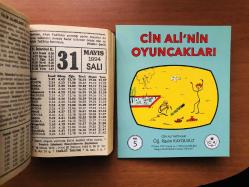 31 Mayıs 1994 orijinal Fazilet takvim yaprağı (Cin Ali kitabı hediyeli:)