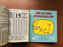 19 Şubat 1994 orijinal Fazilet takvim yaprağı (Cin Ali kitabı hediyeli:)