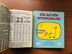 23 Şubat 1994 orijinal Fazilet takvim yaprağı (Cin Ali kitabı hediyeli:)