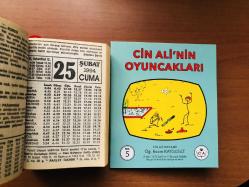 25 Şubat 1994 orijinal Fazilet takvim yaprağı (Cin Ali kitabı hediyeli:)