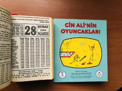 28 Şubat 1994 orijinal Fazilet takvim yaprağı (Cin Ali kitabı hediyeli:)