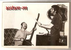 SADUN AKSÜT VE EKREM BORA / DERS ALIRKEN FOTOĞRAFI...