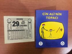 29 Mart 1995 orijinal Türkiye gazetesi takvim yaprağı (Cin Ali kitabı hediyeli:)