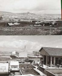 ZARF - MOTEL AND CAMPING - IN GÖREME ORTAHİSAR NEVŞEHİR - MÜŞTERİ MEKTUBU VE ZARF İLE   BİRLİKTE 2 ADET SİYAH BEYAZ FOTOĞRAF - 1970 Lİ YILLARA AİT