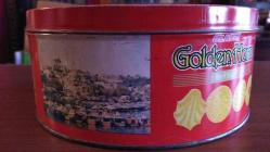 ÜLKER GOLDEN HORN ESKİ BİSKÜVİ KUTUSU...