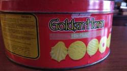ÜLKER GOLDEN HORN ESKİ BİSKÜVİ KUTUSU...