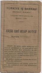 Türkiye İş Bankası Küçük Cari Hesap Defteri 1935