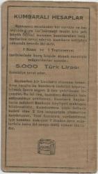 Türkiye İş Bankası Küçük Cari Hesap Defteri 1935