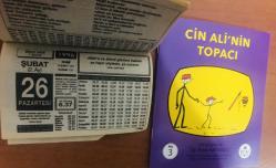 26 Şubat 1996 orijinal Hizmet takvim yaprağı (Cin Ali kitabı hediyeli:)