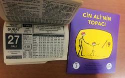 27 Şubat 1996 orijinal Hizmet takvim yaprağı (Cin Ali kitabı hediyeli:)