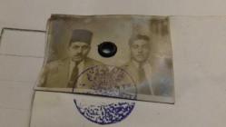 ÇİFTLİ FOTOĞRAFLI OSMANLICA NOTER EVRAĞI...