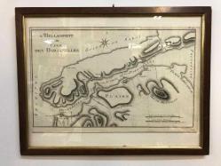 Antika - 1801 BASKI ORİJİNAL 220+ YILLIK ÇANAKKALE BOĞAZI HARİTASI - L HELLESPONT OU CANAL DES DARDANELLES - kitantik - kitaLog