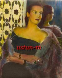 SONRADAN RENKLENDİRME BÜYÜK BOY GÜZEL BİR BAYAN FOTOĞRAFI...