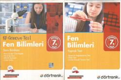 DÖRTRENK YAYINLARI ORTAOKUL 7. SINIF FEN BİLİMLERİ YAPRAK TEST VE RD-GRİNOVA-TEST SORU BANKASI (2 KİTAP TAKIM)