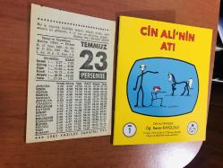 23 Temmuz 1987 orijinal Fazilet takvim yaprağı (Cin Ali kitabı hediyeli:)