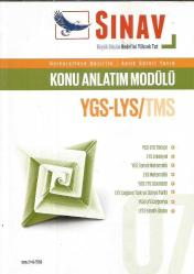 SINAV YAYINLARI YGS-LYS/MFS KONU ANLATIM MODÜLÜ 7- TÜRKÇE, EDEBİYAT, MATEMATİK, GEOMETRİ, ÇAĞDAŞ TÜRK VE DÜNYA TARİHİ, COĞRAFYA, FELSEFE