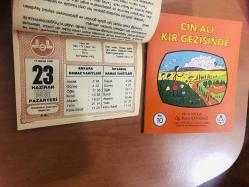 23 Haziran 1986 hediyelik orijinal Diyanet takvim yaprağı (Cin Ali kitabı hediyeli:)