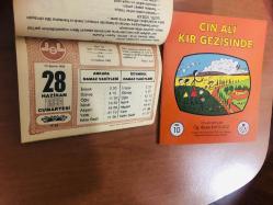 28 Haziran 1986 hediyelik orijinal Diyanet takvim yaprağı (Cin Ali kitabı hediyeli:)