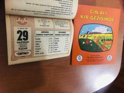 29 Haziran 1986 hediyelik orijinal Diyanet takvim yaprağı (Cin Ali kitabı hediyeli:)