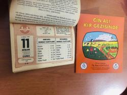 11 Nisan 1986 hediyelik orijinal Diyanet takvim yaprağı (Cin Ali kitabı hediyeli:)