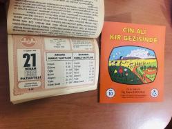 21 Nisan 1986 hediyelik orijinal Diyanet takvim yaprağı (Cin Ali kitabı hediyeli:)