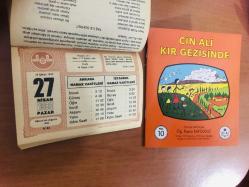 27 Nisan 1986 hediyelik orijinal Diyanet takvim yaprağı (Cin Ali kitabı hediyeli:)