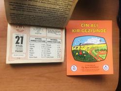 21 Eylül 1986 hediyelik orijinal Diyanet takvim yaprağı (Cin Ali kitabı hediyeli:)