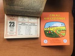 23 Eylül 1986 hediyelik orijinal Diyanet takvim yaprağı (Cin Ali kitabı hediyeli:)