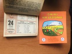 24 Eylül 1986 hediyelik orijinal Diyanet takvim yaprağı (Cin Ali kitabı hediyeli:)