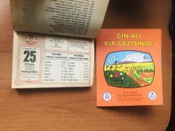 25 Eylül 1986 hediyelik orijinal Diyanet takvim yaprağı (Cin Ali kitabı hediyeli:)