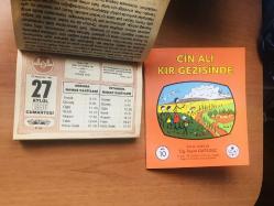 27 Eylül 1986 hediyelik orijinal Diyanet takvim yaprağı (Cin Ali kitabı hediyeli:)