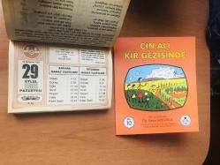 29 Eylül 1986 hediyelik orijinal Diyanet takvim yaprağı (Cin Ali kitabı hediyeli:)