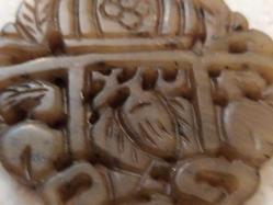 K33-JADE TAŞI EL YAPIMI ANTİKA KOLYE