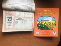 22 Temmuz 1986 hediyelik orijinal Diyanet takvim yaprağı (Cin Ali kitabı hediyeli:)