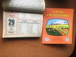 29 Temmuz 1986 hediyelik orijinal Diyanet takvim yaprağı (Cin Ali kitabı hediyeli:)