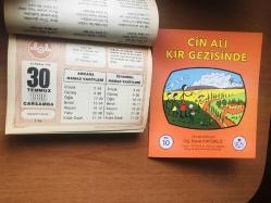 30 Temmuz 1986 hediyelik orijinal Diyanet takvim yaprağı (Cin Ali kitabı hediyeli:)