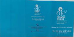 2016 İSTANBUL 13.İSLAM ZİRVESİ PORTFÖYÜ TAMTAKIR FULL CC1AA