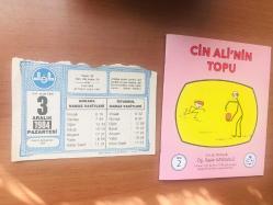 3 Aralık 1984 hediyelik orijinal Diyanet takvim yaprağı (Cin Ali kitabı hediyeli:)