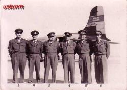 1953 SENESİ ANKARA HAVA MEYDANI SUBAYLAR FOTOĞRAF...