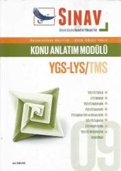 SINAV YAYINLARI YGS-LYS/TMS KONU ANLATIM MODÜLÜ 09 - TÜRKÇE, EDEBİYAT, MATEMATİK, GEOMETRİ, ÇAĞDAŞ TÜRK VE DÜNYA TARİHİ, COĞRAFYA, FELSEFE