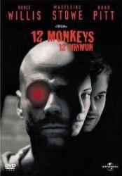 12 MAYMUN DVD/12 MONKEYS/BRAD PITT-BRUCE WILLIS FİLMİ/AMBALAJINDA