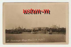 OSMANLI DÖNEMİ SULTANAHMET VE AYASOFYA ARASI ESKİ FOTOKART...