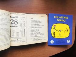 28 Temmuz 1962 hediyelik orijinal Ajans Türk takvim yaprağı (Cin Ali kitabı hediyeli:)