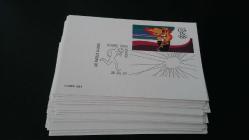 1984 Yılı ABD Los Angeles Olimpiyat Oyunları Ateşinin Geçtiği Şehir Özel Damgalı Posta Kartları