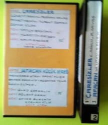 Efemera - 1-ÇARESİZLER-CÜNEYT ARKIN-PERİHAN SAVAŞ-2-AFACAN KÜÇÜK SERSERİ-MENDERES UTKU -VHS VİDEO KASET - kitantik - kitaLog