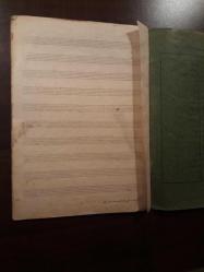 Osmanlıca Nota Defteri- Chamlı Skender defteri