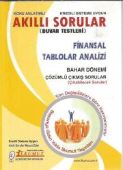 FİNANSAL TABLOLAR ANALİZİ BAHAR DÖNEMİ ÇÖZÜMLÜ ÇIKMIŞ SORULAR - KONU ANLATIMLI, KREDİLİ SİSTEME UYGUN AKILLI SORULAR (DUVAR TESTLERİ)