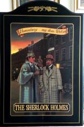 THE SHERLOCK HOLMES ORJİNAL PUB RESİMİ.