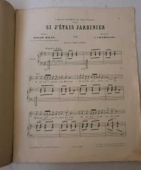 Si J'Etais Jardinier / Poesie de Roger Miles, Musique de C. Chaminade